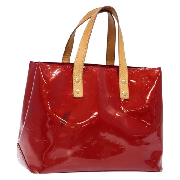 LOUIS VUITTON Monogram Vernis Reade PM Hand Bag Pomme D'amour M91990 - Picture 1 of 12